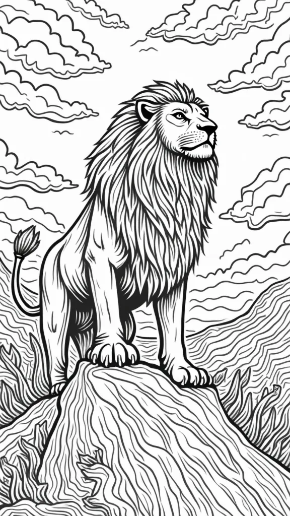 courage coloring page